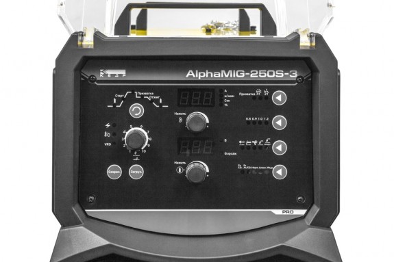 ПОЛУАВТОМАТ КЕДР ALPHAMIG-250S-3 - панель управления